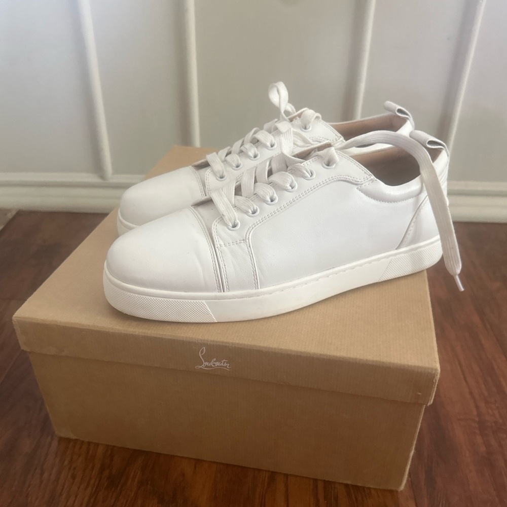 White men louboutin